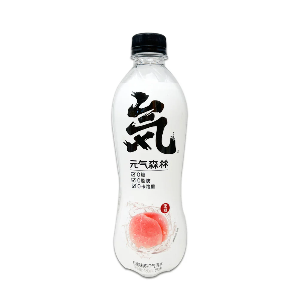 GENKI FOREST Drink Peach Flavor, 480mL