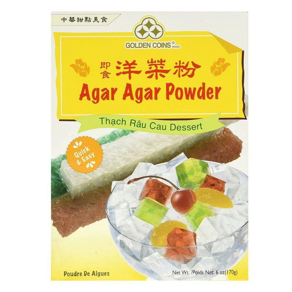 Golden Coins Brand Agar Agar Powder 6 Oz (170 g)