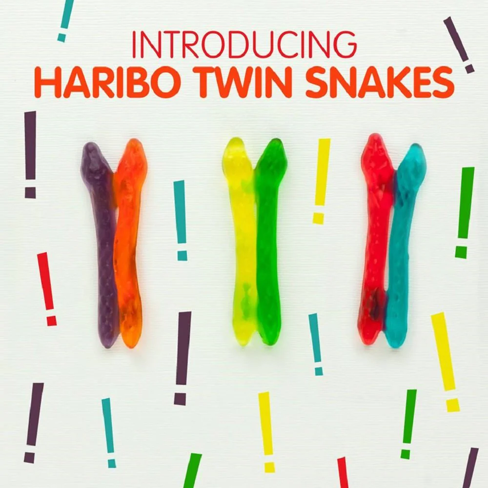 Haribo Twin Snakes Gummies 4Oz (113g) - Image 3