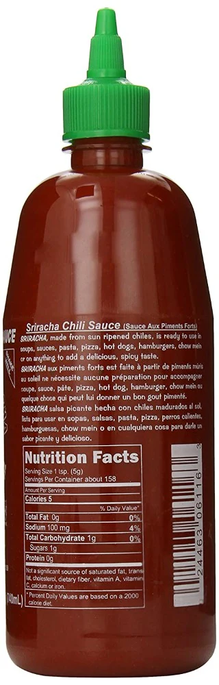 Huy Fong Sriracha Hot Chili Sauce 28 Oz (793 g) - Image 5