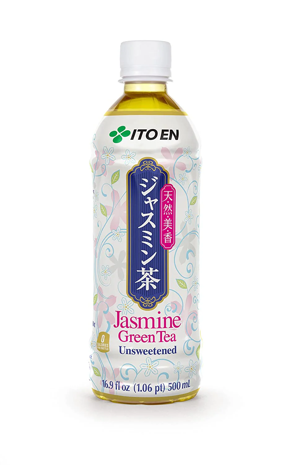 ITO EN Jasmine Green Tea Unsweetened, 16.9 fl oz (500mL)