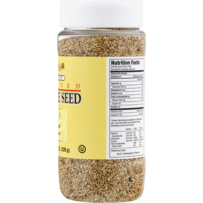 J-BASKET Premium Roasted White Sesame Seed 8.0oz (226g) - Image 3