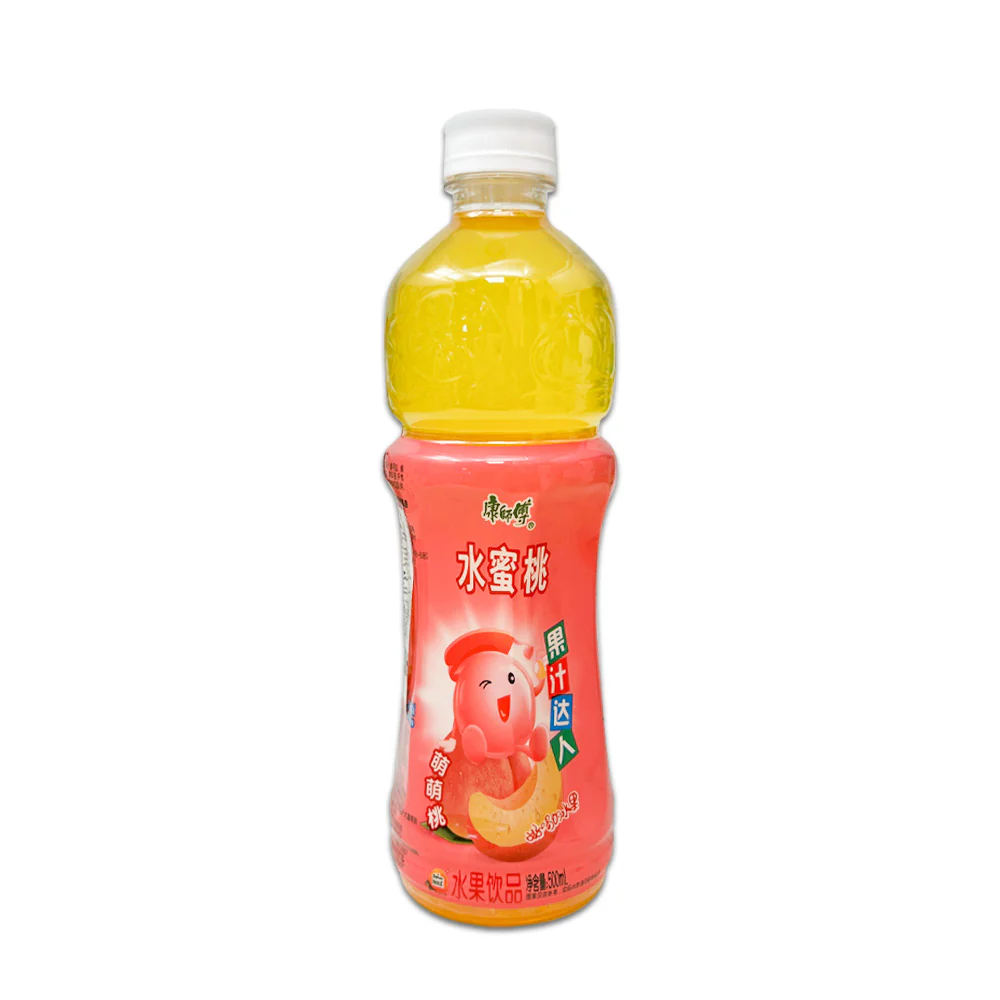 MASTER KONG Peach Drink, 16 fl oz (500mL)