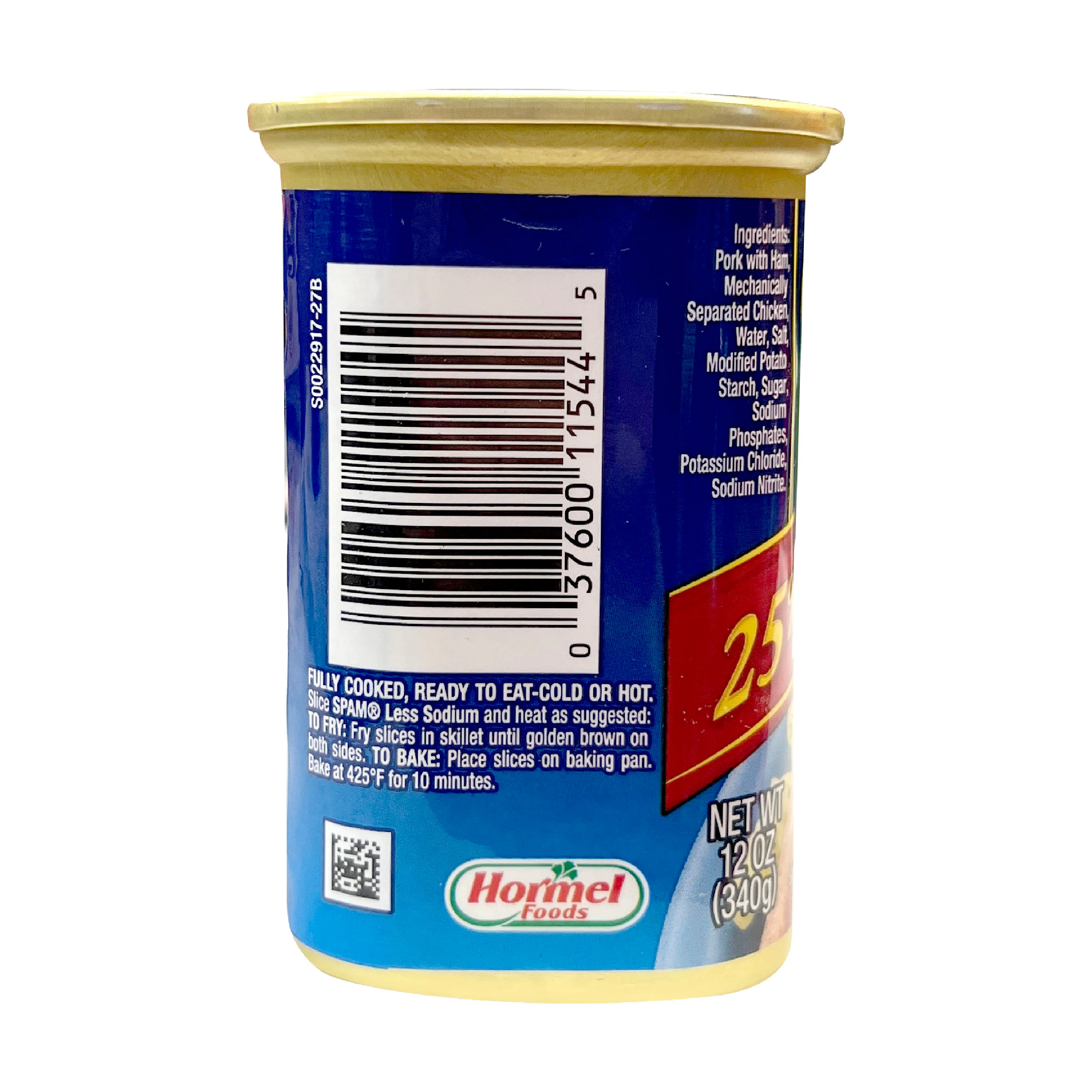 Spam 25% Less Sodium 12oz - Image 5