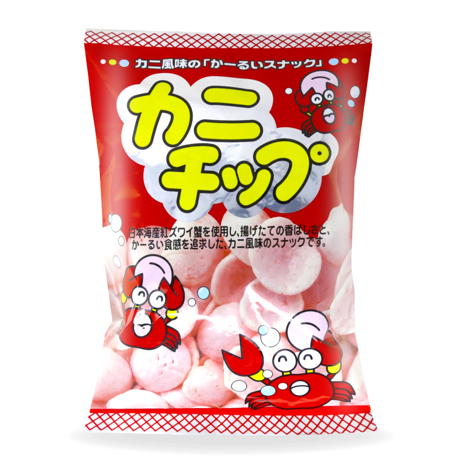 WAKABATO Crab Cracker (Kani Chip/Pink) 1.7 Oz (50 g)